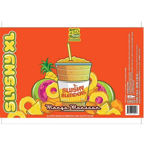 450 North Slushy XL Slushy Blenders Mango Monsoon Sour