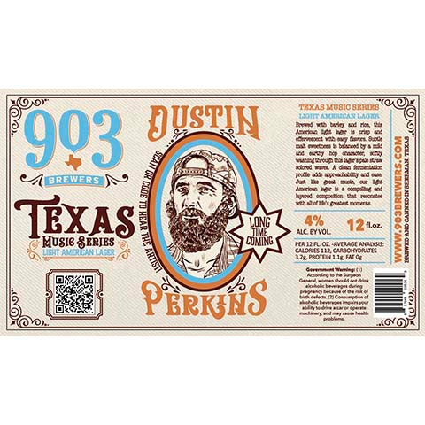 903 Brewers Texas Music Series: Dustin Perkins Lager