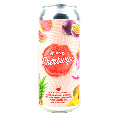 Alvarado Street Island Sherburps Sherbet Inspired Sour with Guava, Pineapple, Passionfruit, Mango & DragonfruitAlvarado Street Island Sherburps Sherbet Inspired Sour with Guava, Pineapple, Passionfruit, Mango & Dragonfruit