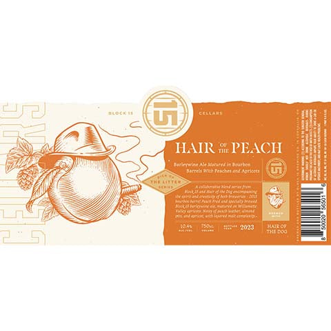 Block 15 Hair of the Peach Barleywine