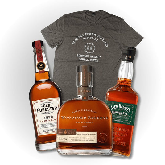 Bourbon and Rye Delights Bundle With XL Brown T-Shirt