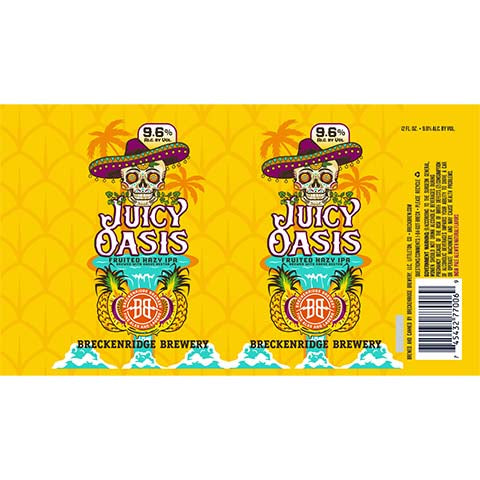 Breckenridge Juicy Oasis Hazy IPA