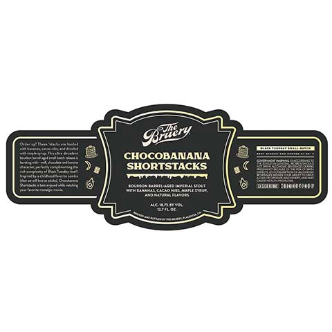 Bruery Chocobanana Shortstacks Imperial Stout