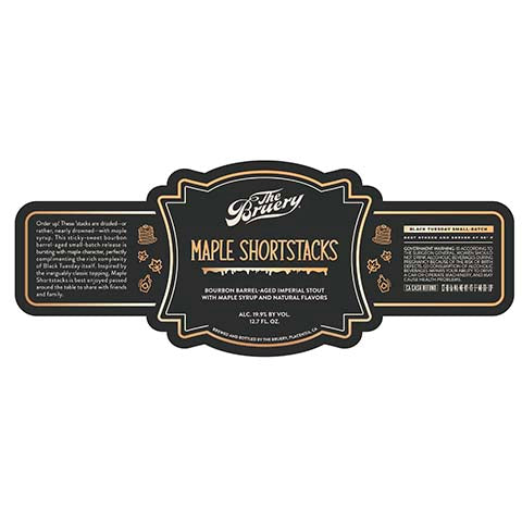 Bruery Maple Shortstacks Imperial Stout