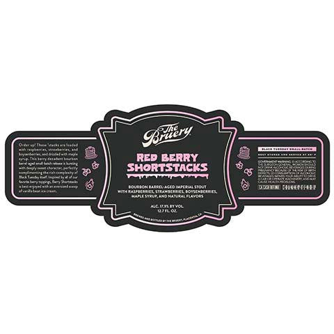 Bruery Red Berry Shortstacks Imperial Stout