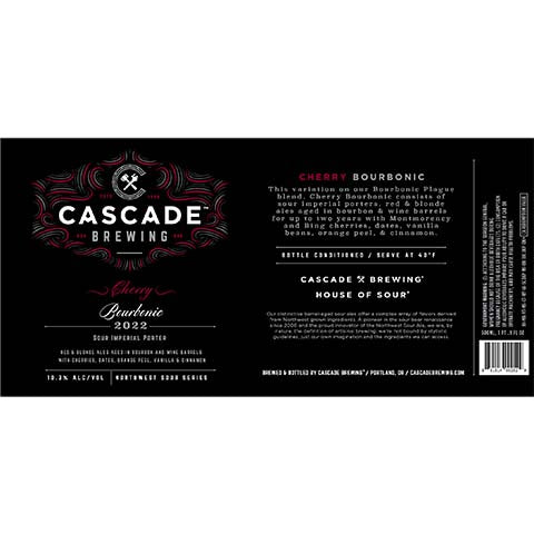 Cascade Cherry Bourbonic Sour Imperial Porter (2022)