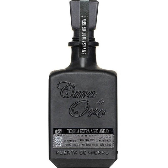 Cava de Oro Extra Aged Anejo Black Tequila