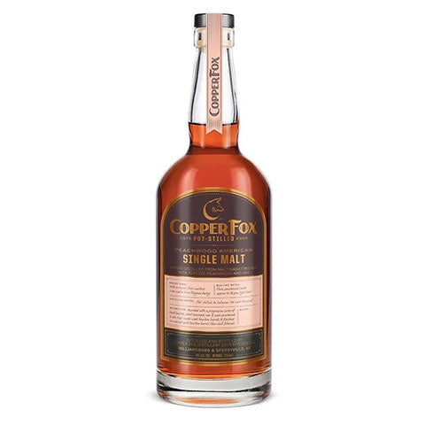 Copper Fox Peachwood American Single Malt Whisky