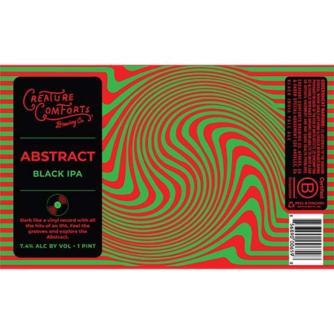 Creature Comforts Abstract Black IPA