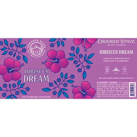 Crooked Stave Hibiscus Dream Sour