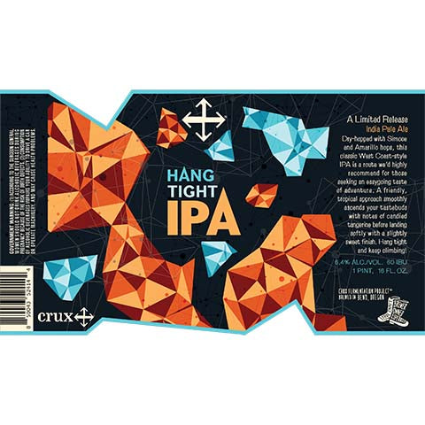 Crux Hang Tight IPA