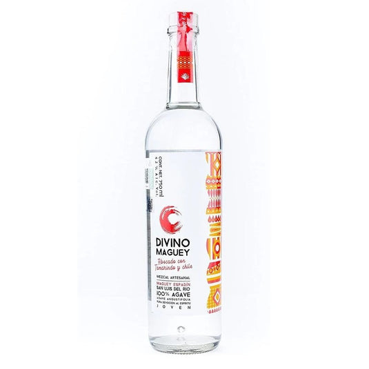 Divino Maguey Abocado con Tamarindo y Chile Espadin Joven Mezcal Artesanal