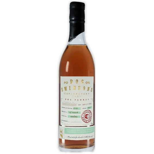 Doc Swinson's 'Dos Padres' Exploratory Cask Series Anejo Tequila Cask Finish Straight Bourbon Whiskey