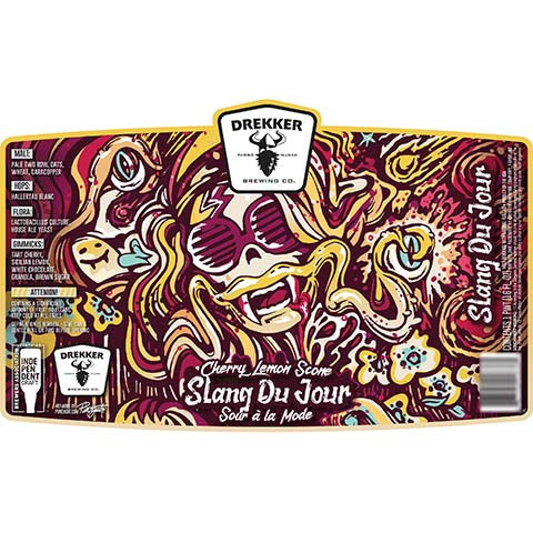 Drekker Cherry Lemon Scone Slang Du Jour Sour A La Mode