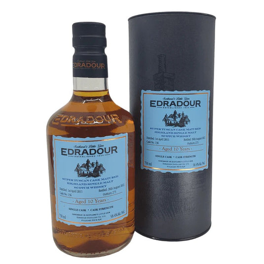 Edradour 10 Year Old Super Tuscan Cask Matured Single Malt Scotch Whisky
