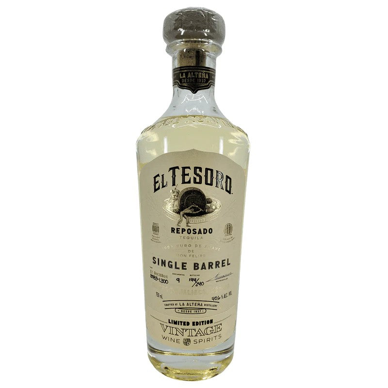 El Tesoro Single Barrel Private Selection Reposado Tequila Buy Liquor Online