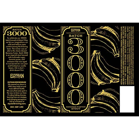 Elysian Batch 3000 Stout