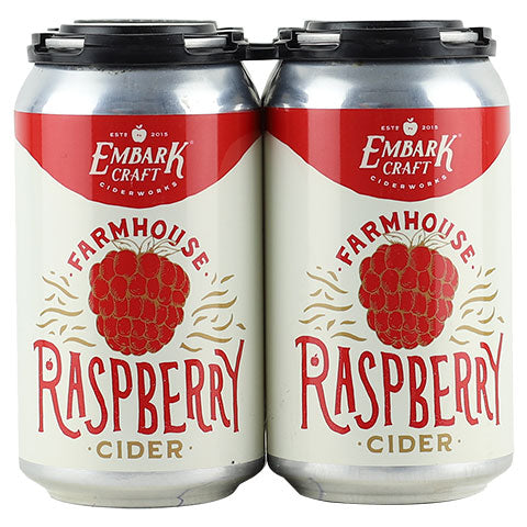 Embark Craft Farmhouse Raspberry Cider 4PK