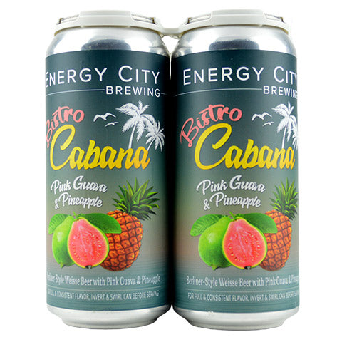 Energy City Bistro Cabana Pink Guava & Pineapple Sour