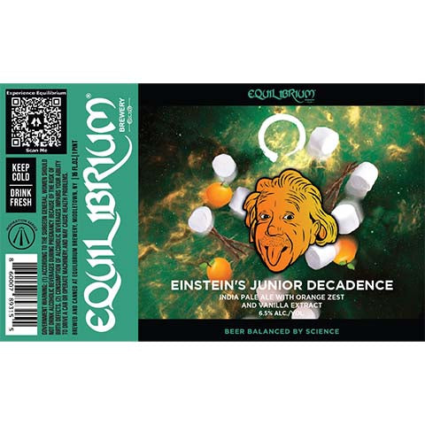 Equilibrium Einstein's Junior Decadence IPA