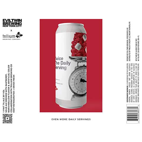 Evil Twin Even More Daily Servings Sour
