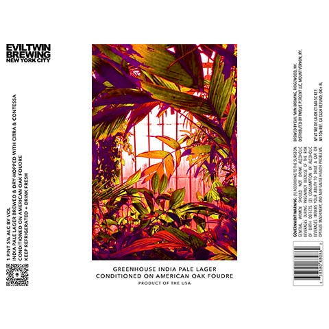 Evil Twin Greenhouse India Pale Lager