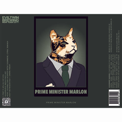 Evil Twin Prime Minister Marlon Quadruple IPA