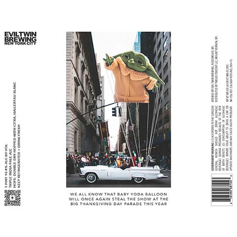 Evil Twin We All Know That Baby Yoda Balloon Will Once Again Steal The Show At The Big Thanksgiving Day Parade This Year TIPA