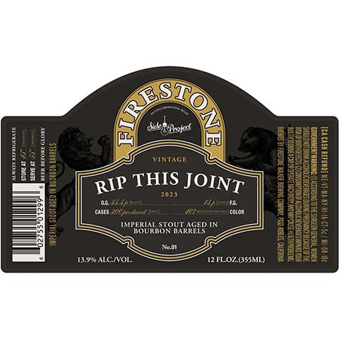 Firestone Rip This Joint Imperial Stout