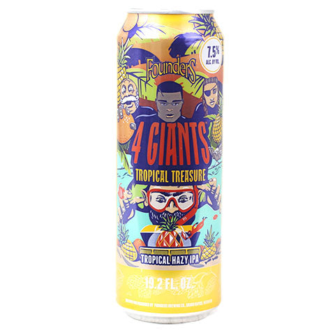 Founders 4 Giants Tropical Treasure Hazy IPA
