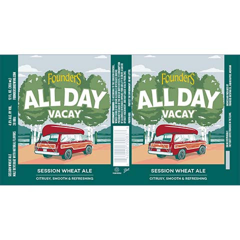 Founders All Day Vacay Session Wheat