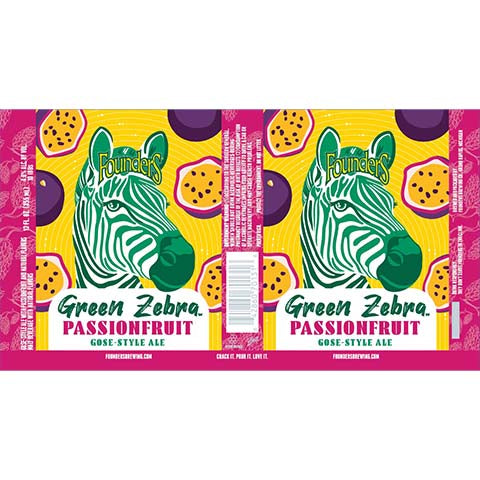 Founders Green Zebra Passionfruit Sour – CraftShack - Buy craft