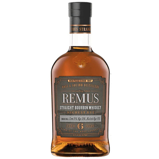 George Remus 'Highest Rye' 6 Year Old Straight Bourbon Whiskey