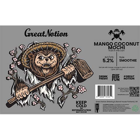 Great Notion Mango Coconut Mochi Fruit In The Can Sour