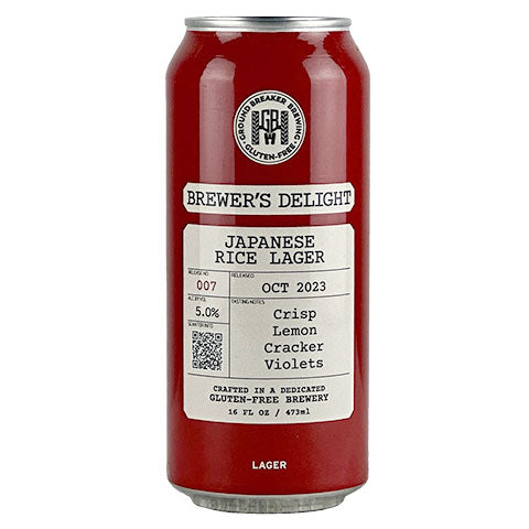 Ground Breaker Brewer's Delight 007 - Japanese Rice Lager