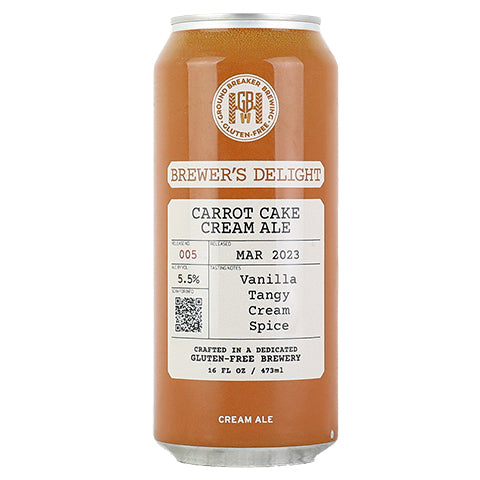 Ground Breaker Carrot Cake Cream Ale