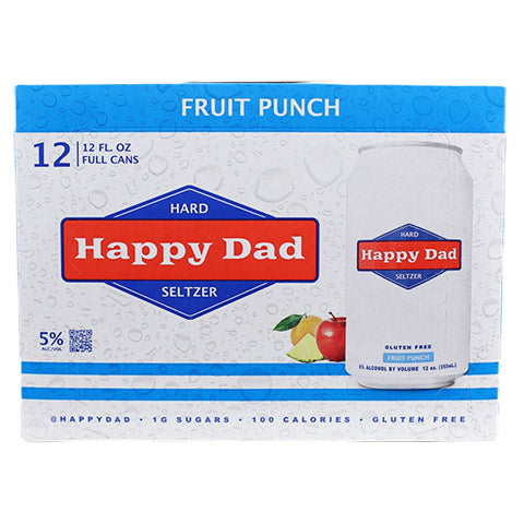 Happy Dad Fruit Punch Hard Seltzer 12-Pack