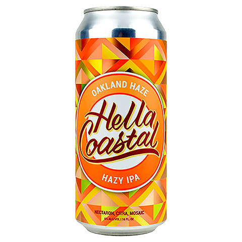 Hella Coastal Oakland Haze Hazy IPA (Nectaron Citra, Mosaic)