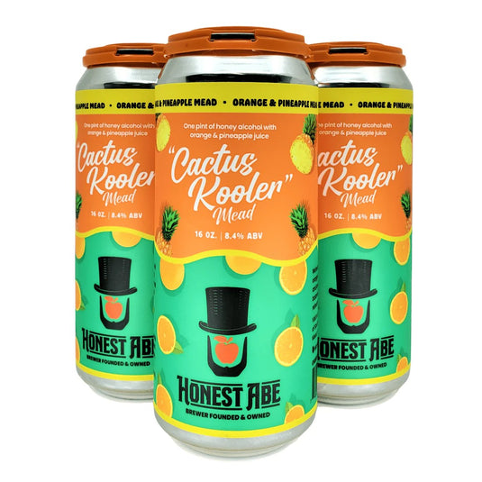 Honest Abe 'Cactus Kooler' Orange & Pineapple Mead 4-Pack