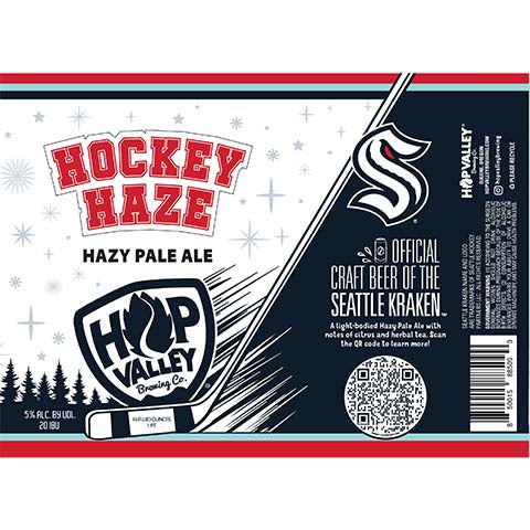 Hop Valley Hockey Haze Hazy Pale Ale