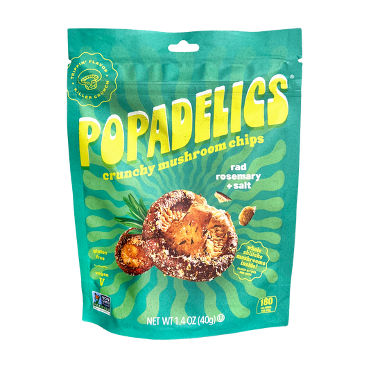 Popadelics Crunchy Mushroom Chips - Variety Pack by Popadelics