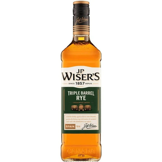 J.P. Wiser's 'Rye' Triple Barrel Blended Canadian Whisky