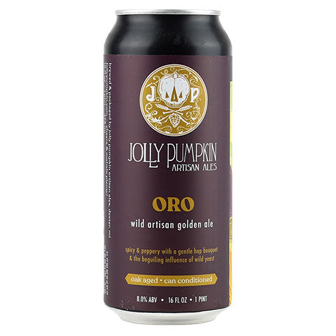 Jolly Pumpkin Oro Wild Artisan Golden Ale