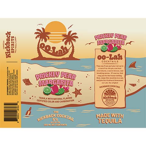 Kickback Ooh-Lah Prickly Pear Margarita
