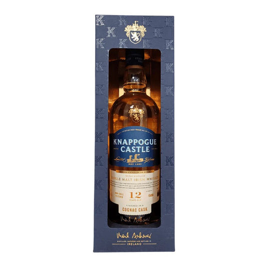 Knappogue Castle 12 Year Old Cognac Cask Matured Single Malt Irish Whiskey