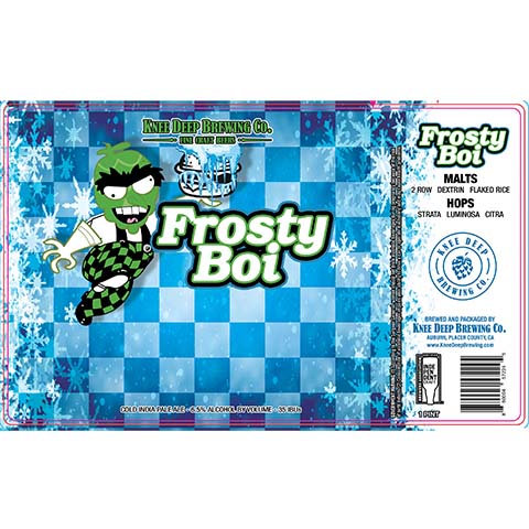 Knee Deep Frosty Boi Cold IPA