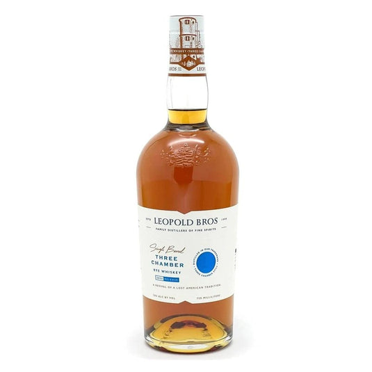 Leopold Bros. Three Chamber 2022 Release Single Barrel Rye Whiskey