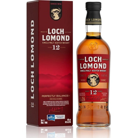 Loch Lomond 12 Year Old Single Malt Scotch Whisky Gift Box