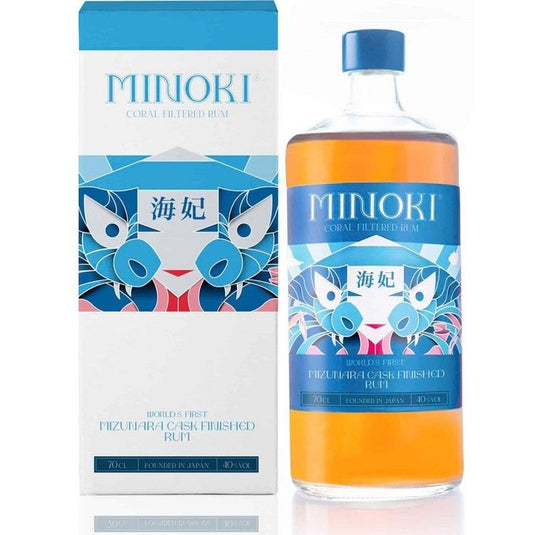 Minoki Mizunara Cask Finished Coral Filtered Rum Gift Box