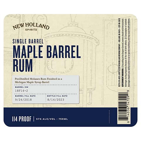 New Holland Maple Barrel Rum
